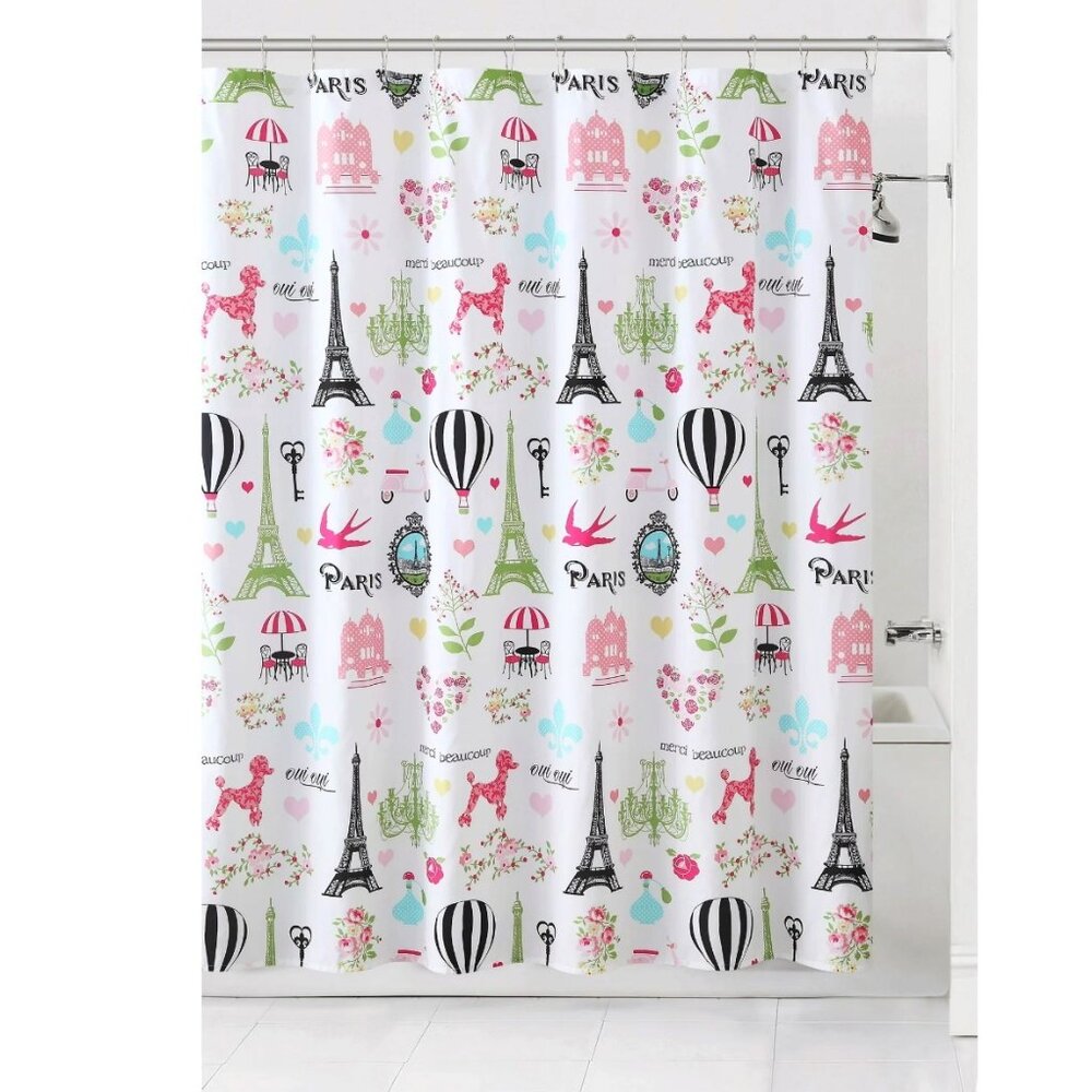Mainstay Kids Paris Shower Curtain